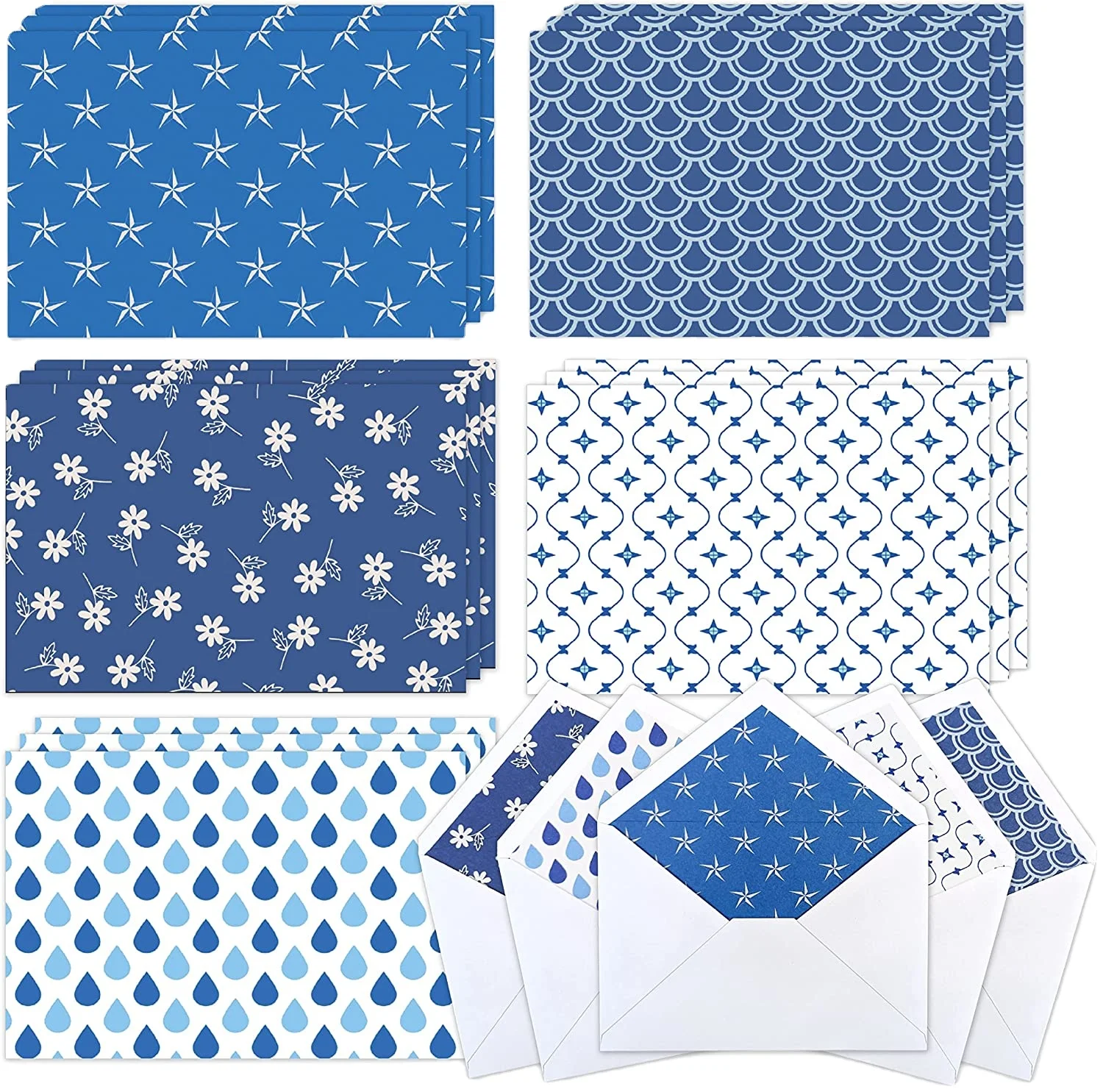 100 All Occasion Assorted Blank Cards Bulk Box Greeting Set Thank You Notes cards thank you cards  All Occasions 4x6 Inch Blank