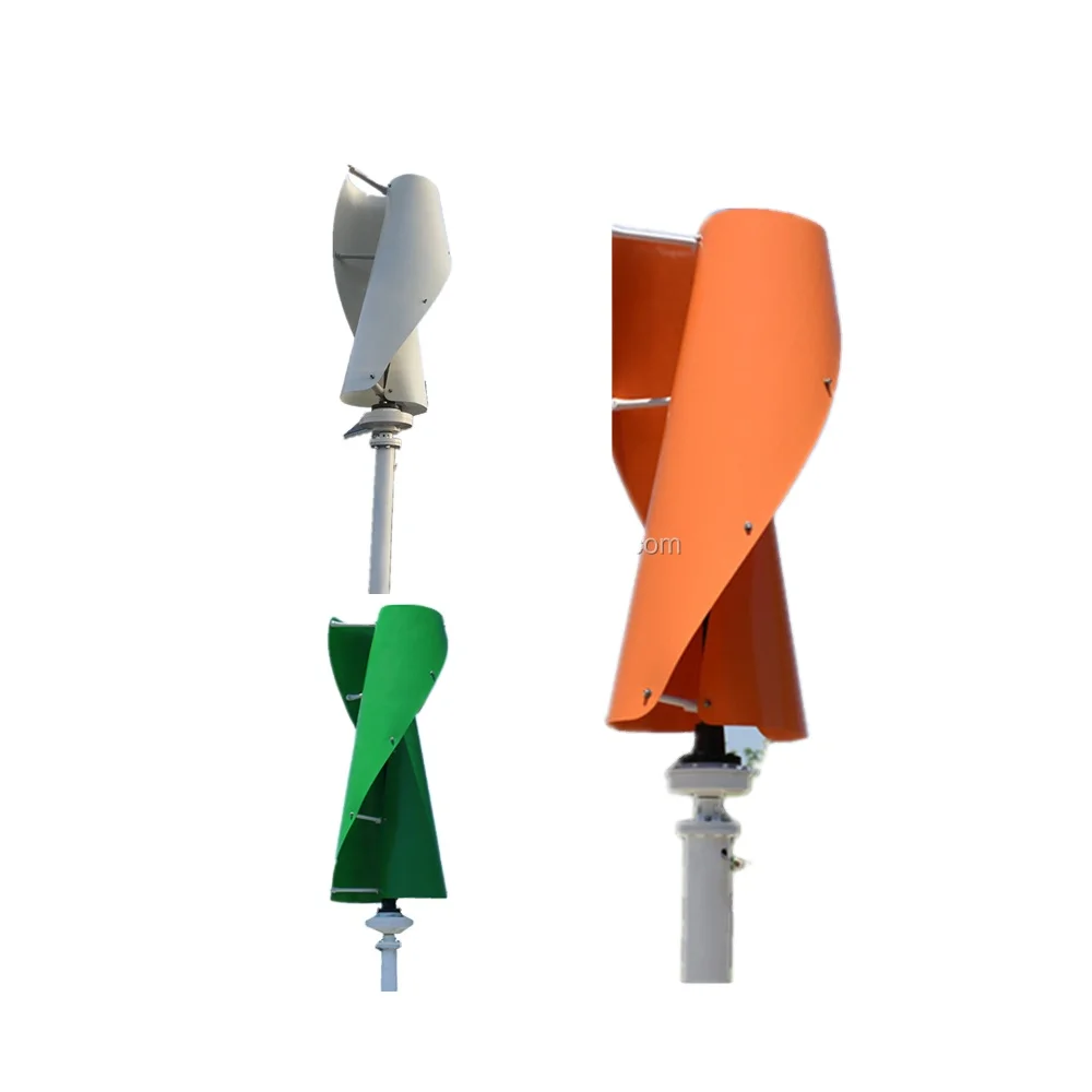 Coreless Magnetic levitation 1kw S type vertical Wind Turbine With MPPT Smart Controller