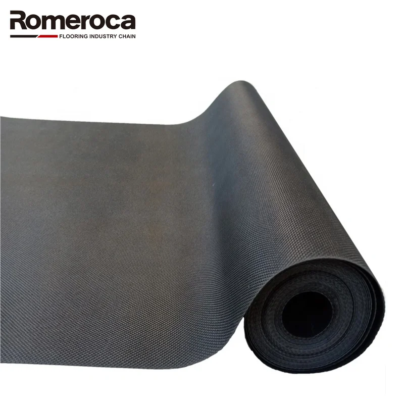 1MM/1.5MM EVA/IXPE PVC Vinyl Underlayment for Laminated or SPC Flooring Free Sample