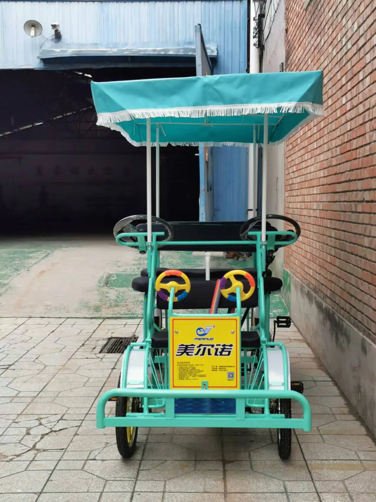 Family Sightseeing Bicycle Bike Multi Person 4 Person Tourist sightseeing Bike Tandem Bike For Adults