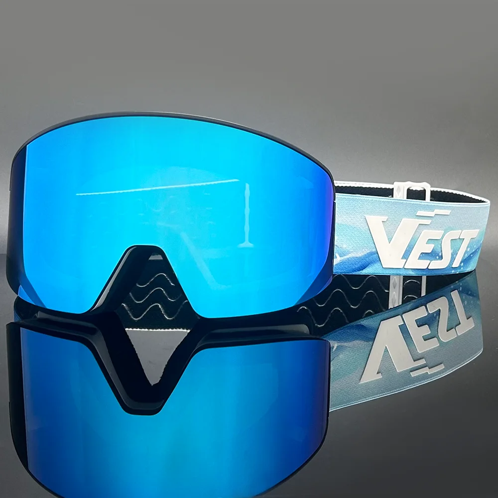 High Repurchase Rates Magnetic Ski Goggles Interchangeable Lens Anti Fog UV Protection Custom Logo Snow Snowboard Goggles