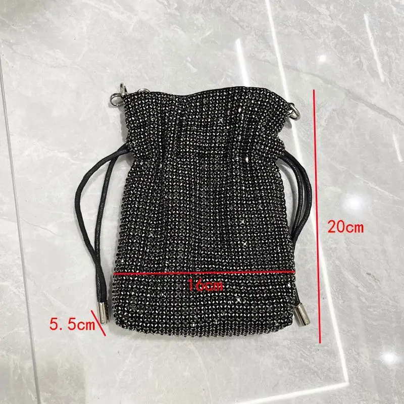 2023 Evening Handbags Clutch Purses for Women Metal mesh Small Crossbody Bag Cell Phone Purse Wallet