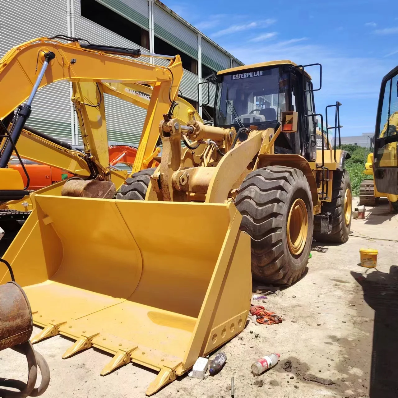 Used Loader Semi-rebuilt Original Engine Caterpillar 966H 23 Tons Wheel