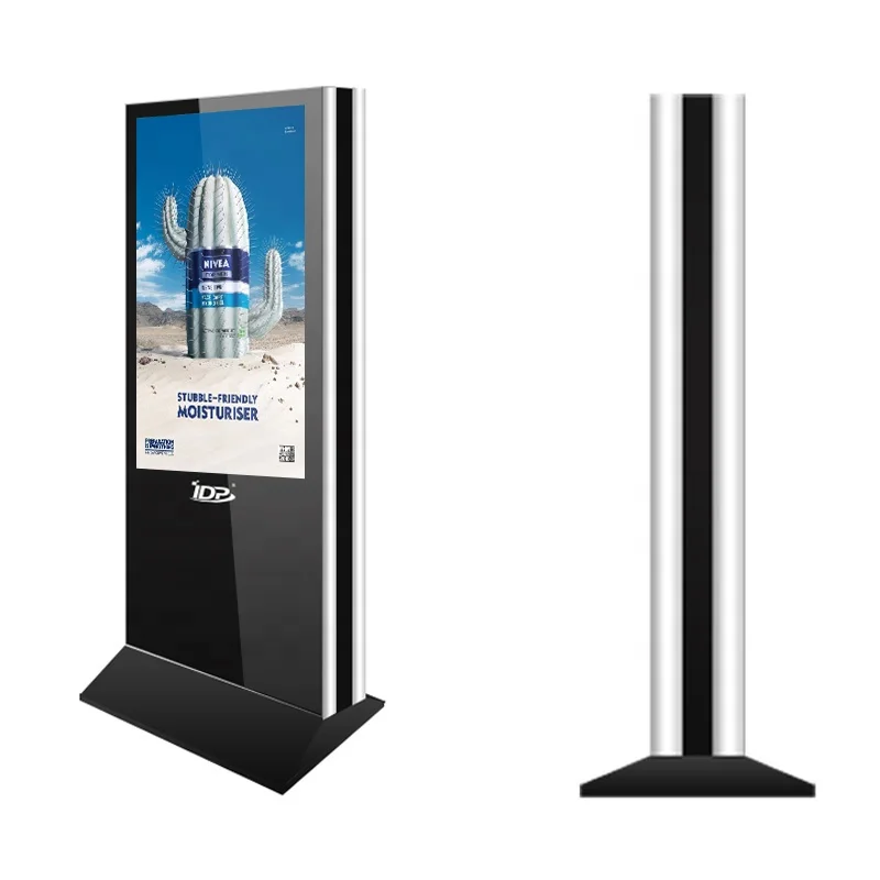 49 inch Two Face Screen Floor Stand Kiosk Airport LCD Advertising Display