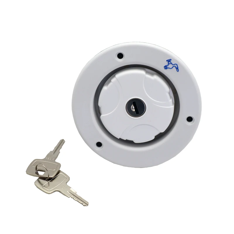 Trailer   lockable water accessories white Black RV gravity  Water Inlet