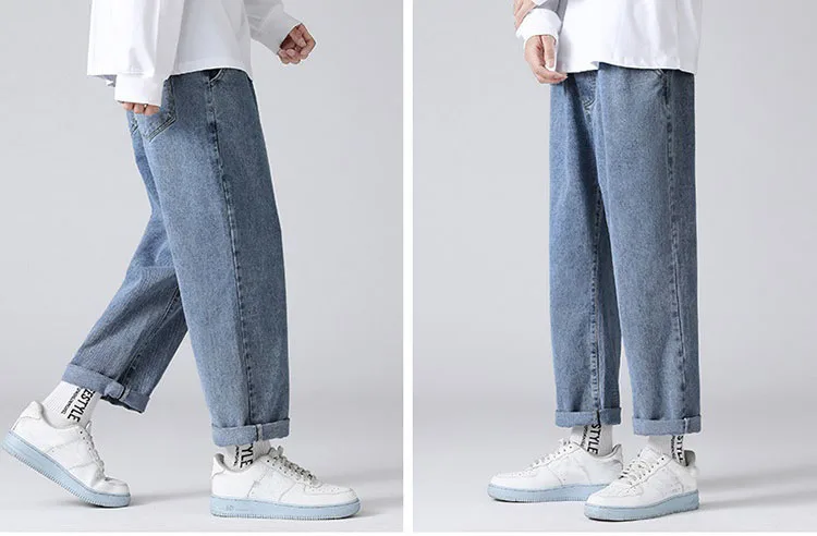 Black Jeans For Men Custom Hip Hop Jeans Trousers