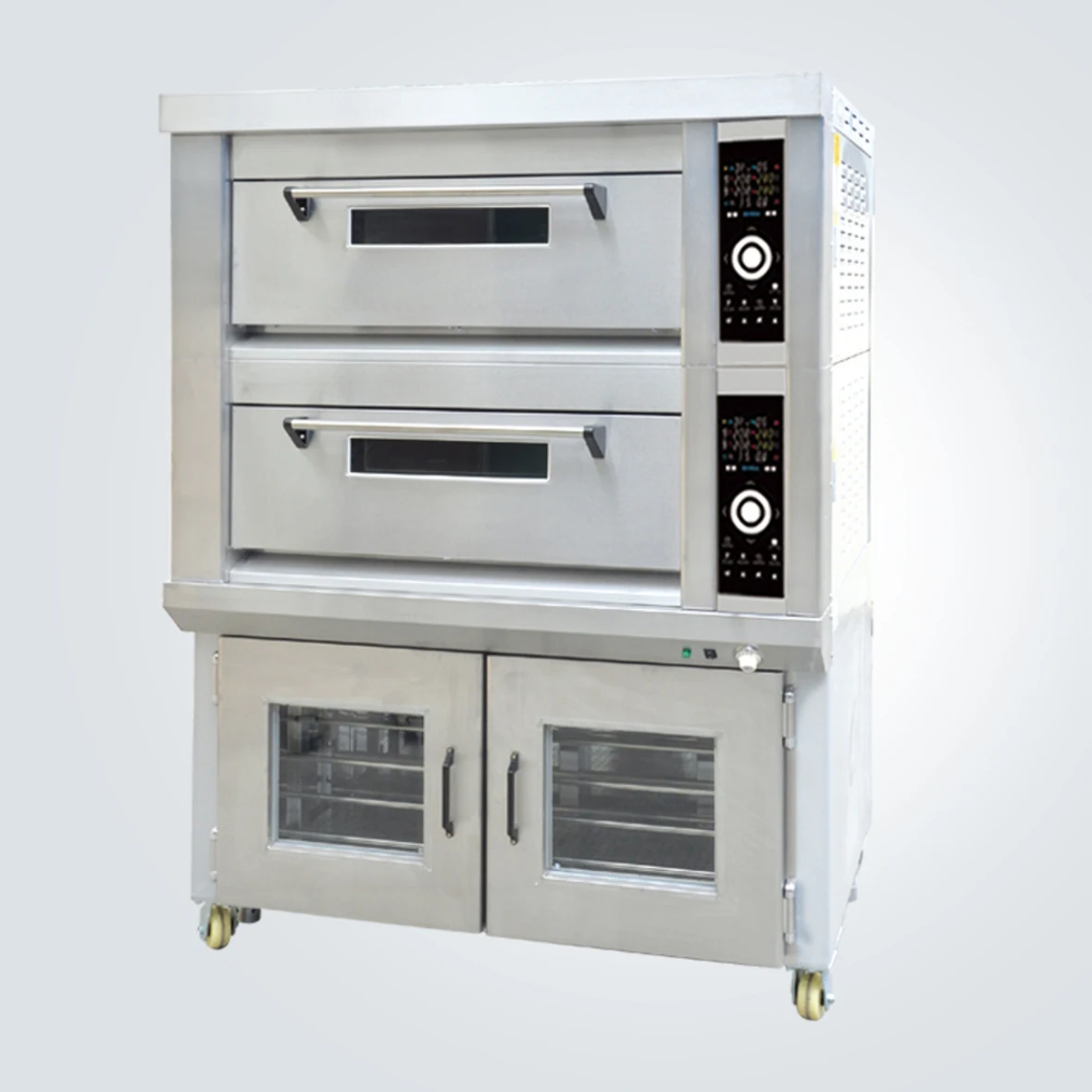 Bakery Deck Oven with Steam Proofer Baking Tray Electric Oven