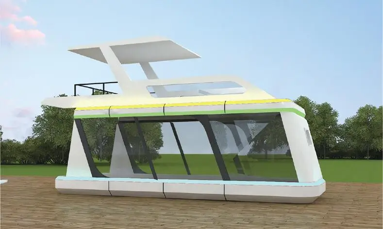 Standard Modern Camping Pod Space Prefab Portable Mobile Capsule House Aluminum Hotel with Bathroom Prefabricated Villa Home