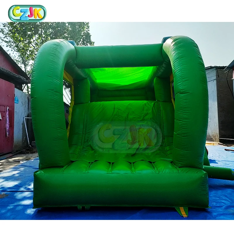 Inflatable Bouncer Bouncy Crocodile Jumping Castle Bounce House Combo With Slide For Sale