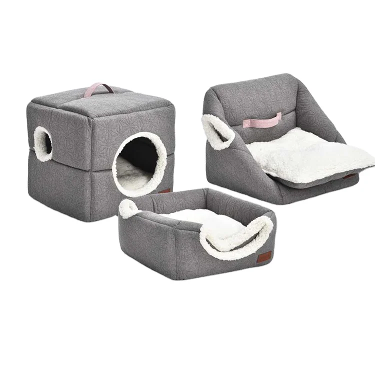 Рекламные различные стойкое использование теплый домик для домашних животных диван-кровать коврик