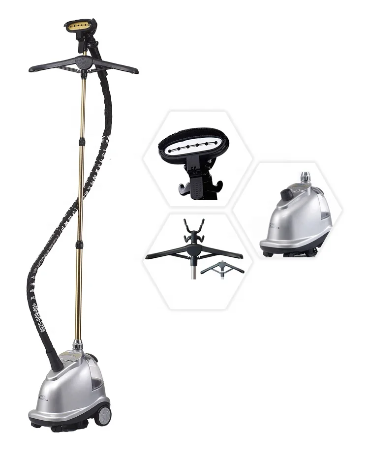 Amazon Hot selling 220V 1700W Powerful Fabric Clothes Standing Electric Garment Steamer