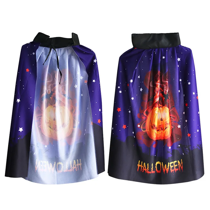  Halloween party cosplay dress up costumes custom double sides cloak satin Ghost