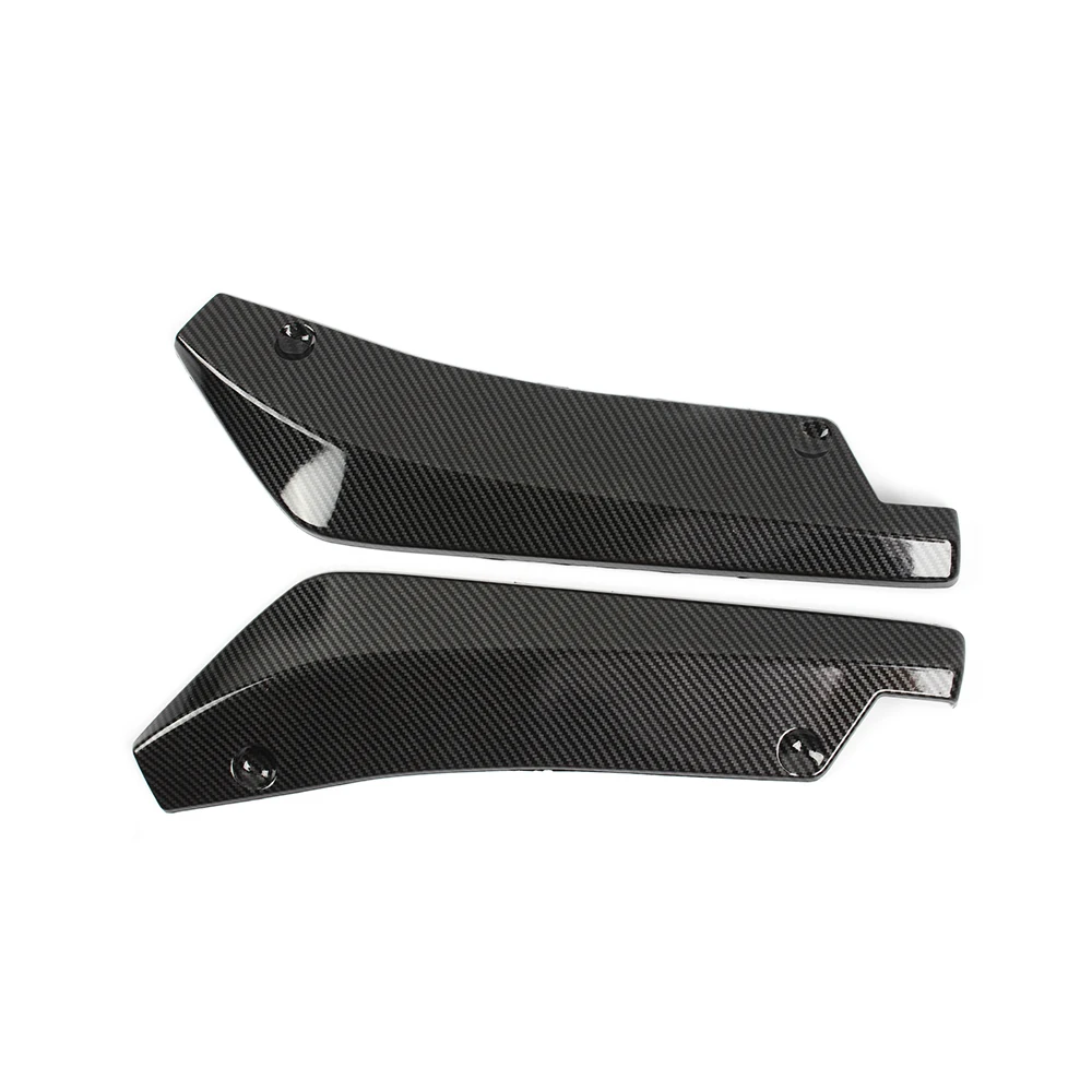 Universal Car Rear Bumper Lip Diffuser Splitter Spoiler Carbon Fiber Car Bumper Scratch Protector Side Skirt Spoiler Splitter