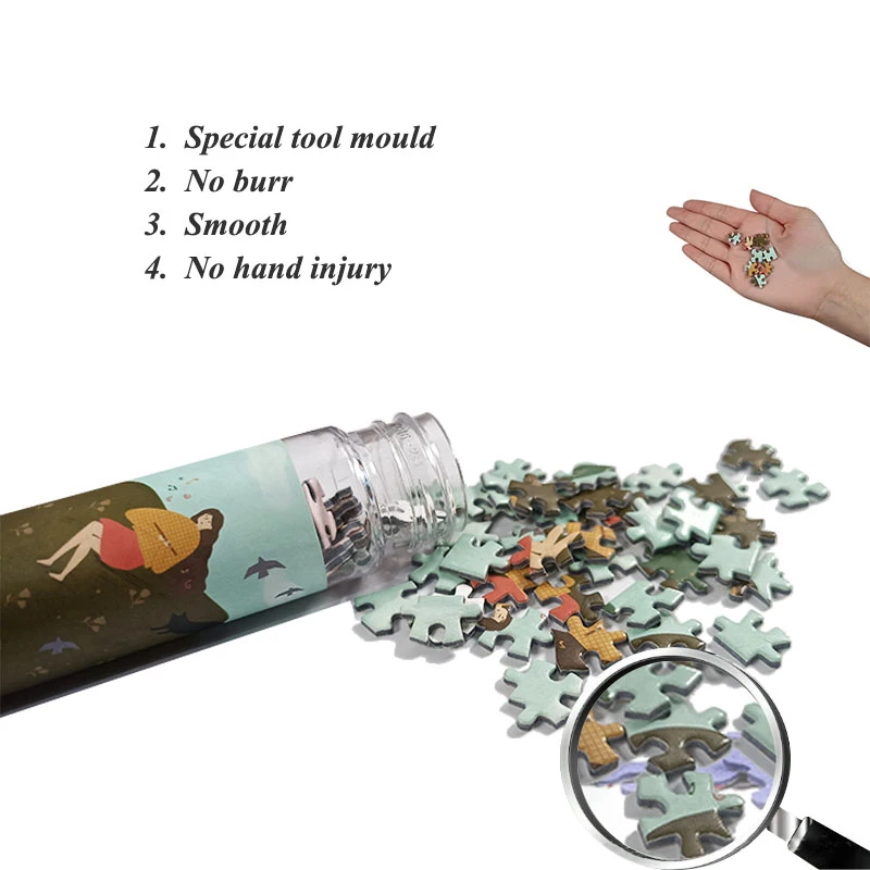 custom made high quality 150pieces interesting Paper Jigsaw puzzle For children Adult birthday education gift