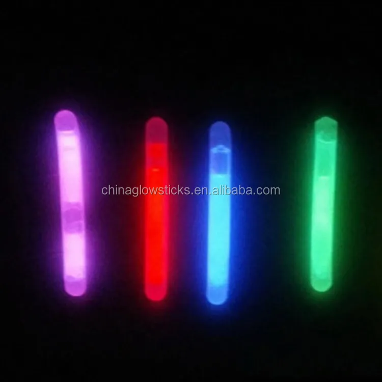 Long life fishing float 1.5 inch bulk glow sticks pink, red, blue, green mixed color
