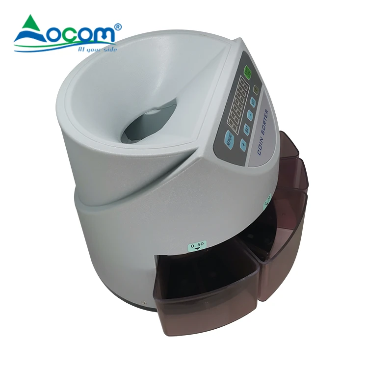 Multi-currency Coin Sorter Counter Machine with LED Display