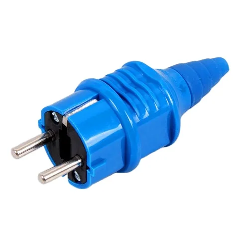 Chenf IP44 CEE/IEC International Standard SCHUKO/French Plug Electrical French AC Plug 16 Amp 2P+E Rewireable  Waterproof Plug