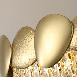 high ceiling contemporary light chandelier specification ,modern k9 titanium gold luxury lamp crystal stainless steel chandelier