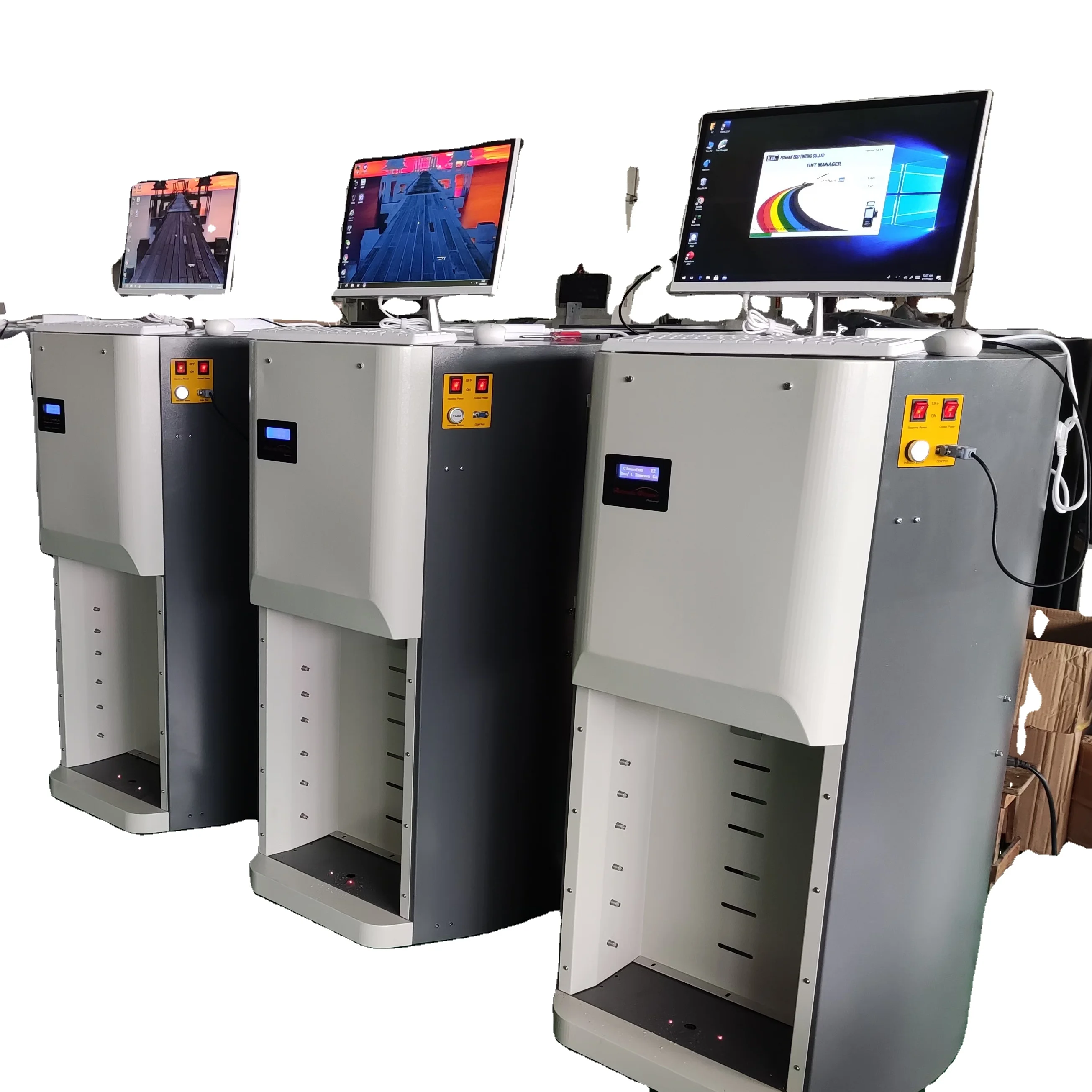 Computerized color mixing machine/paint mixer/automatic paint tinting machine with free calibration