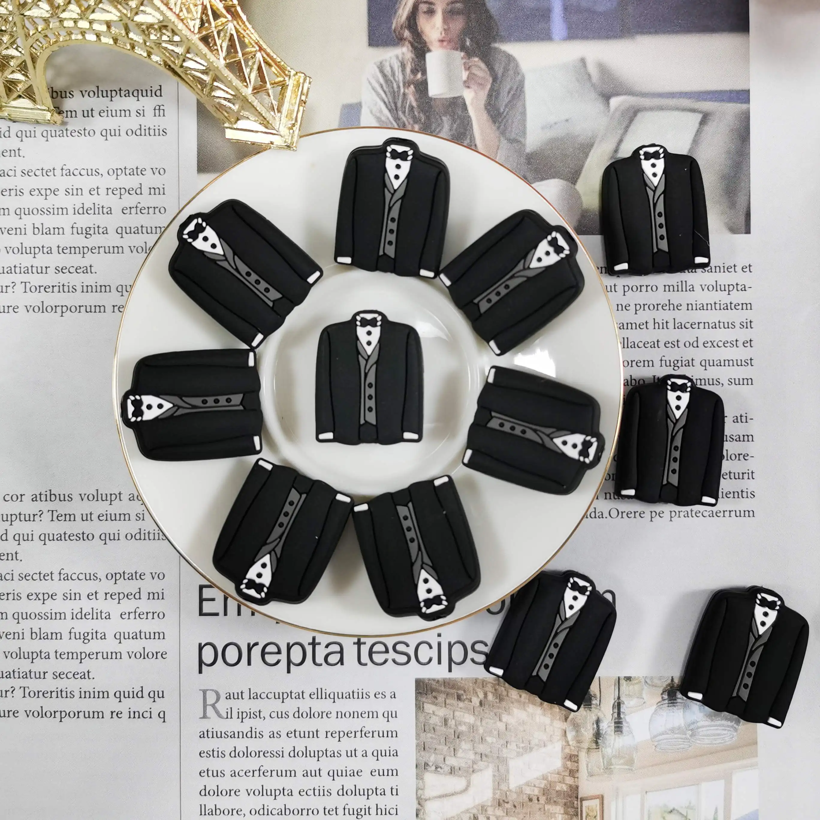 Wholesale Baby Soft Chewing Necklace Bracelet Diy Accessories Chain Unique Silicone Beads For Jewelry Making