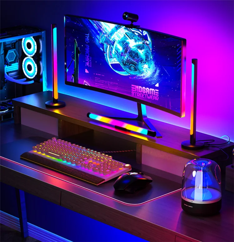 Оптовая продажа умная Светодиодная трубка Rgb для компьютера настольная лампа распознавания ритма rgb-аудио