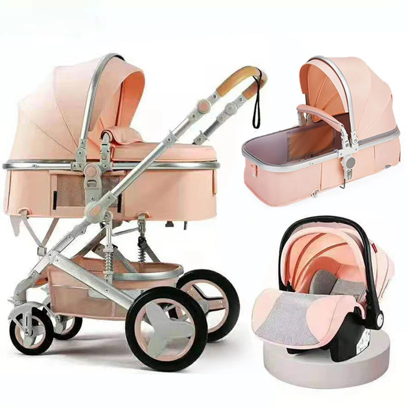High Quality Reversible 3 In 1 Baby Trolley, Toddler Reversible 3 In 1 Baby Stroller Pram/