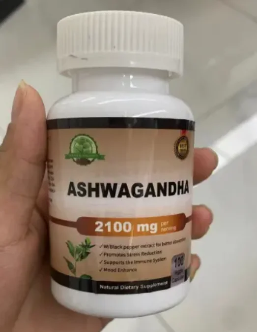 OEM Private Label Pure Organic Maca Capsules Energy Support 2100mg powder and root extract Vegan Capsules  Ashwagandha Capsules