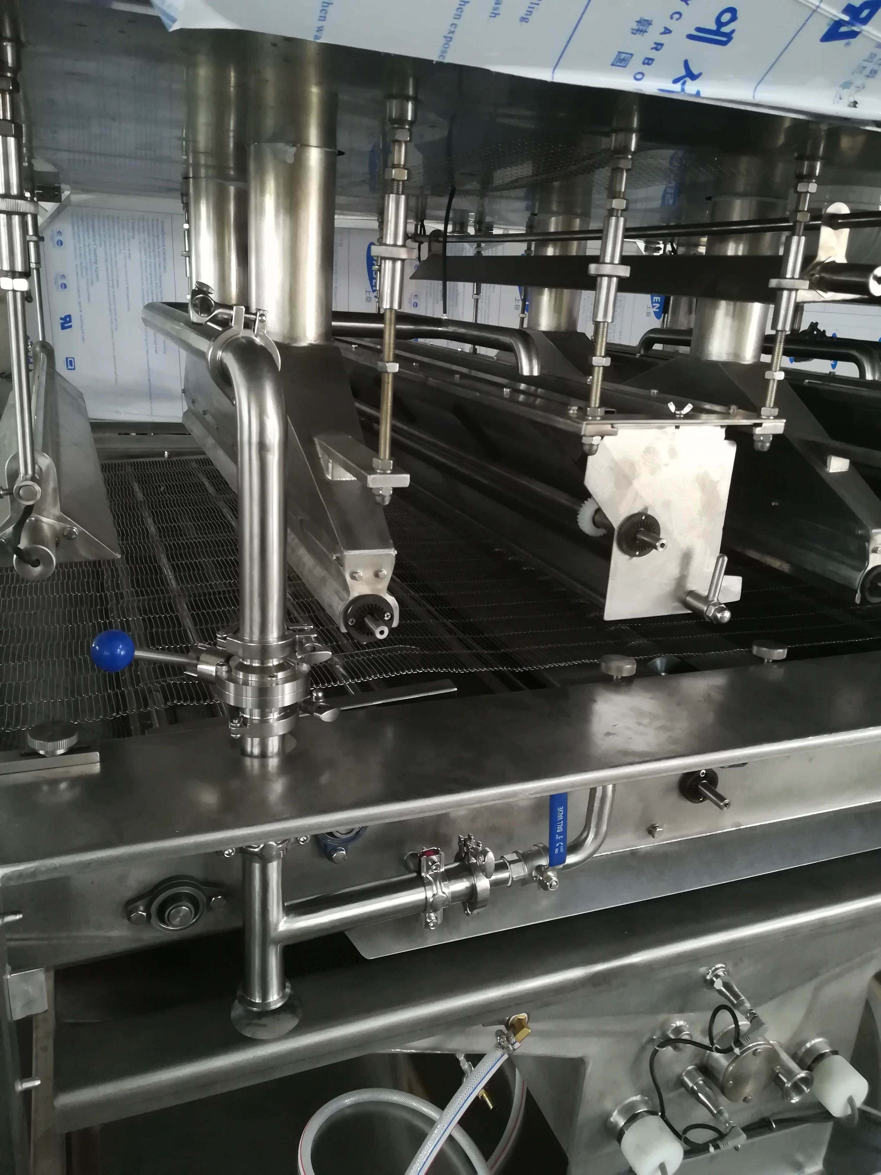 SJP1200 PLC CE Certified Chocolate Enrobing machine/chocolate coating machine/chocolate machine