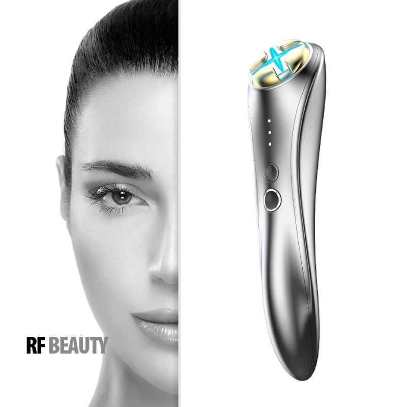 Led light therapy facial device rf beauty device ems rf skin tightening facial massage machine facial roller massager
