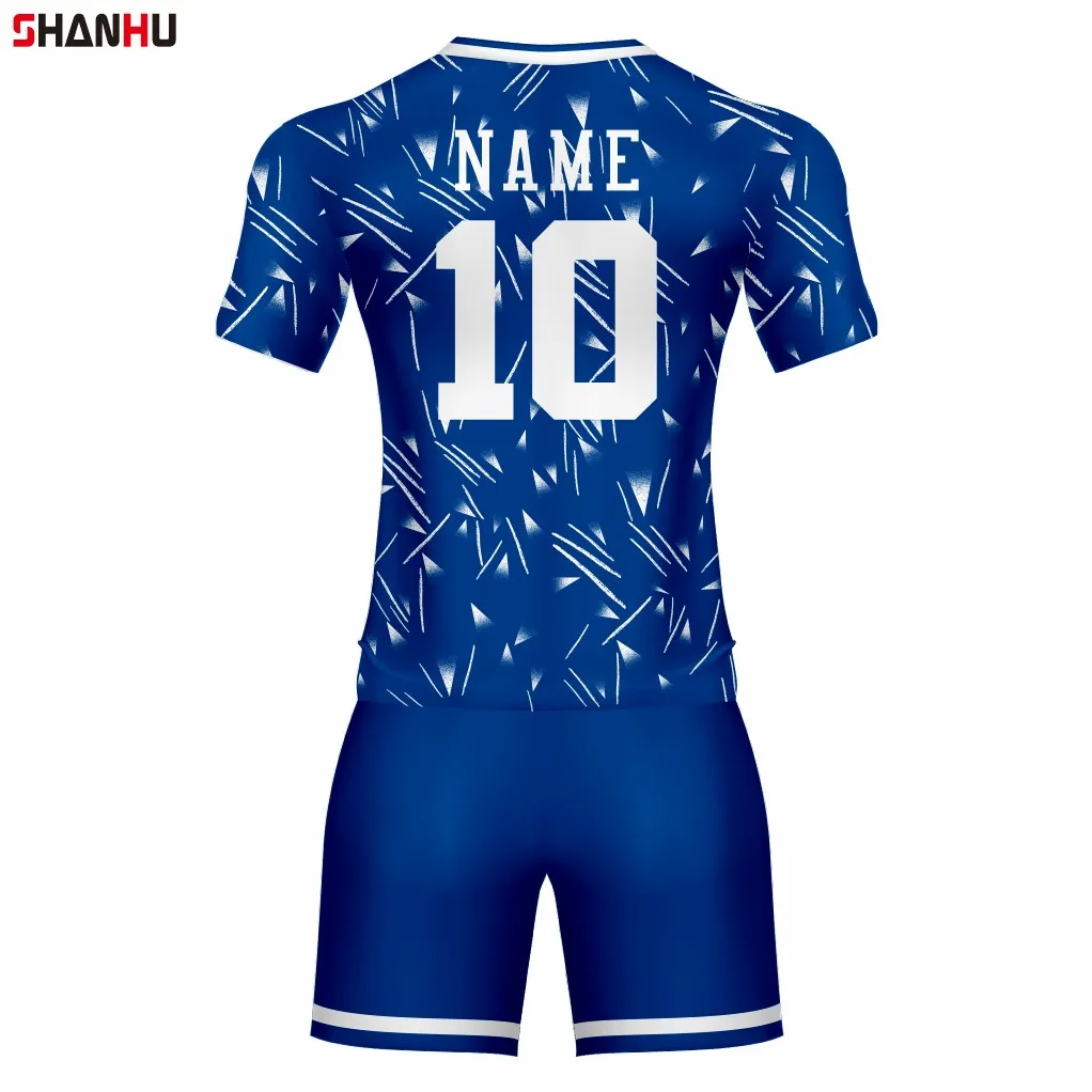Wholesale Custom Soccer Jersey Youth Team Wear Short Sleeve Set Football Uniform For Kids