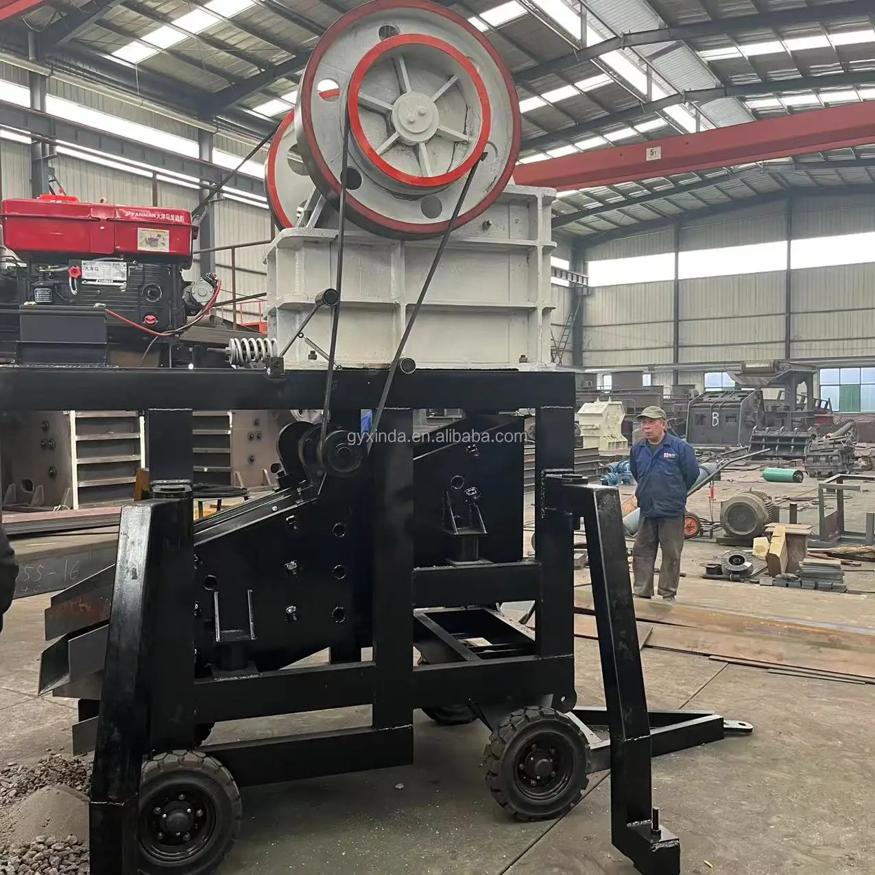 Small Mobile Stone Crusher with Quality Guarantee Best  Price For Sale Rock Stone Crusher Machinery