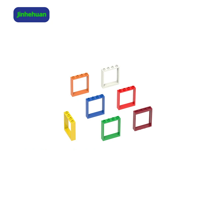 54Pcs/Set building block No.6154 kids Plastic Stacking Toys Moc assembled For Boys Brick Parts Abs Building Blocks Sets