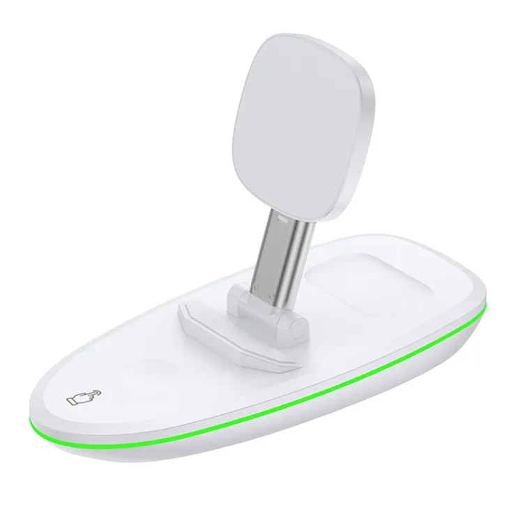 Быстрая зарядка 15 Вт qi Смарт магнитные зарядные устройства 3 4 в 1 Беспроводное зарядное устройство
