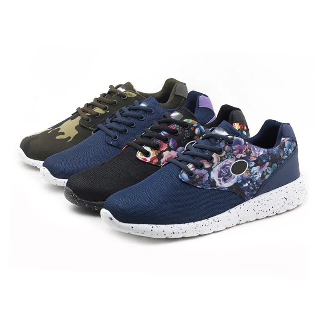 2023 Fashion light weight camouflage color block eva foam sole sport shoes sneakers for men