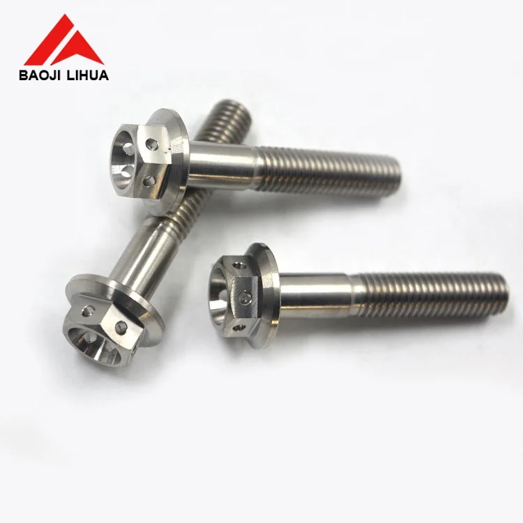 Heng titanium hex flange bolts for motorcycle
