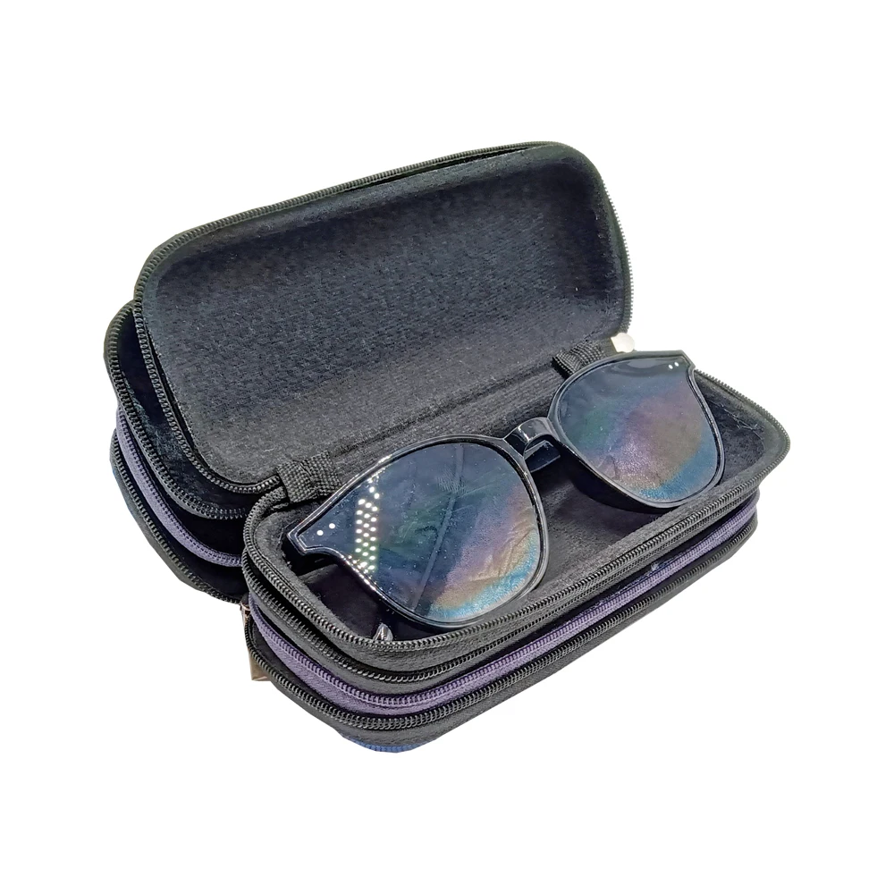 Custom Eva  Factory Electronic Equipment Organizer Eva Foam  Hard Shell  Case eva spectacle case