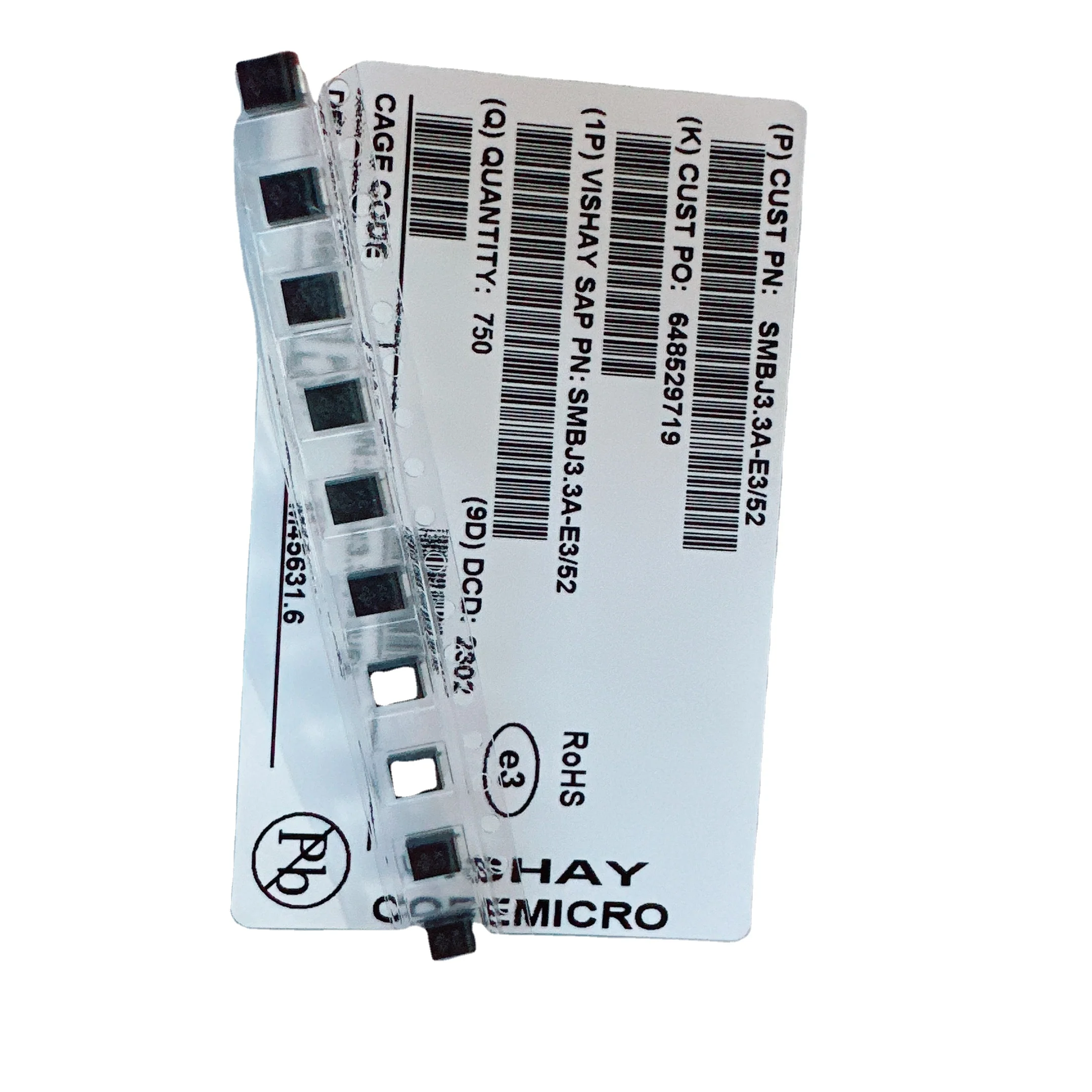 electronic Component SMBJ9.0CA/9.0A SMD diode TRANSIENT VOLTAGE SUPPRESSOR