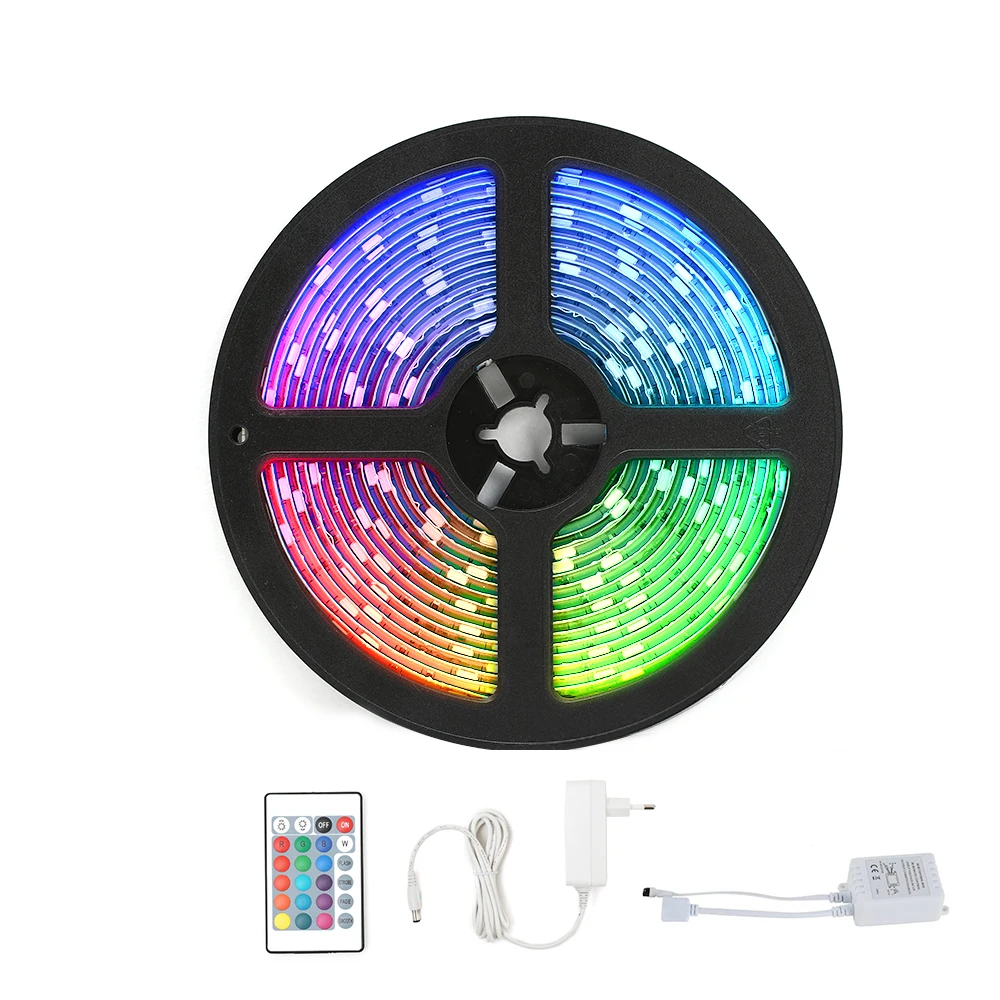 Google APP 12v IP65 Flexible 5 m tv kit 2812 smart ip65 rbgw ip68 wifi waterproof led light strip