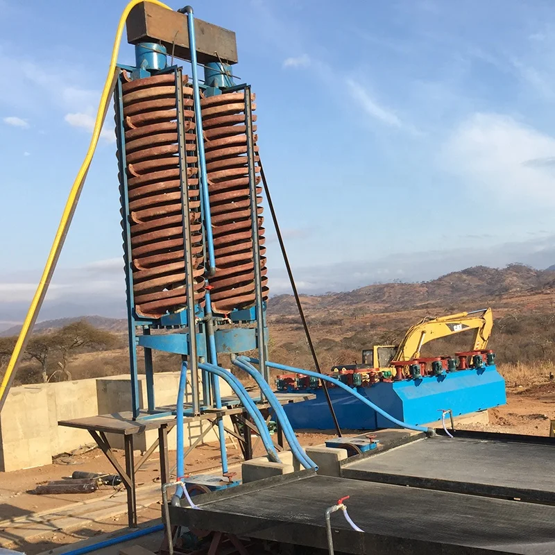 Gravity Separation Spiral Gold Panning Machine for Sale