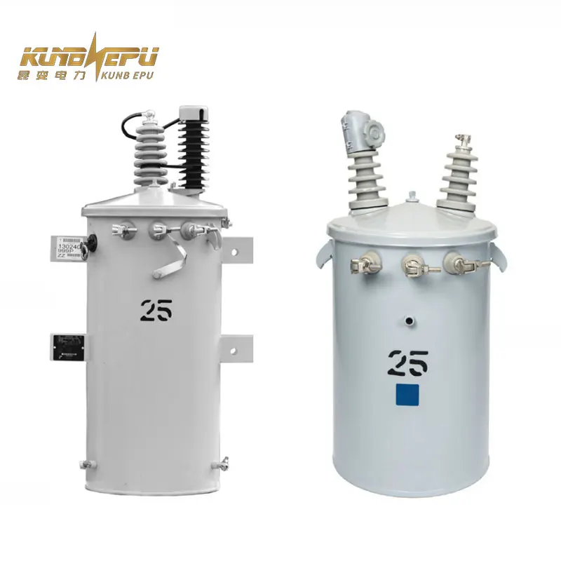 KUNB factory customized oil single phase transformer wholesale mv&hv distribution transformer single phase 25va into 5kva