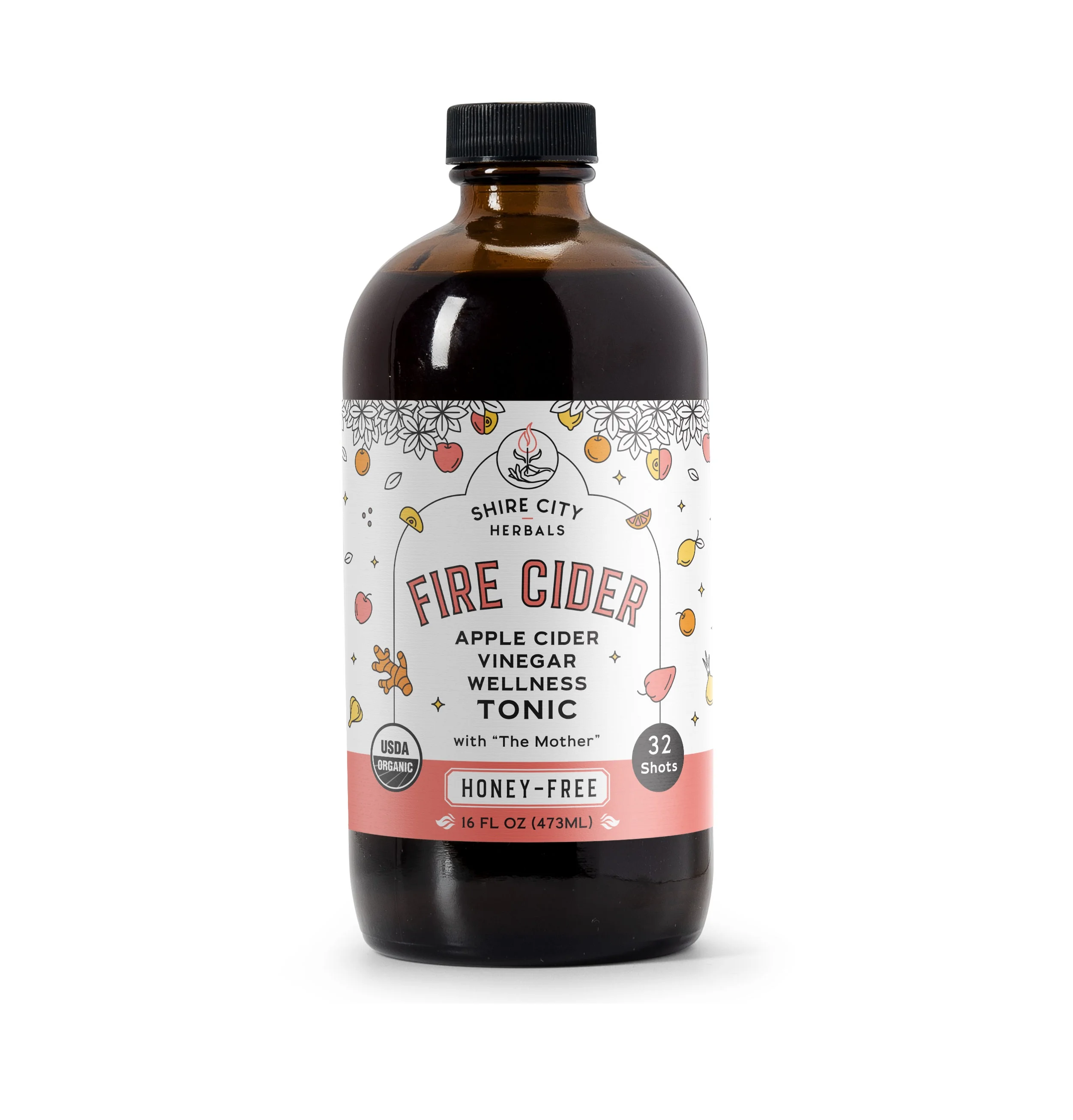 
6pk 16oz Honey-Free Fire Cider Apple Fruit Juice Alcohol For Wholesale 