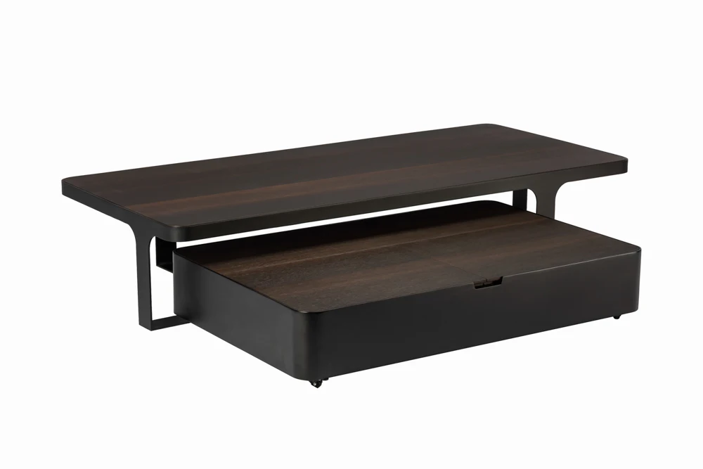 Modern design living room furniture wooden center table rectangular Combined tea coffee table