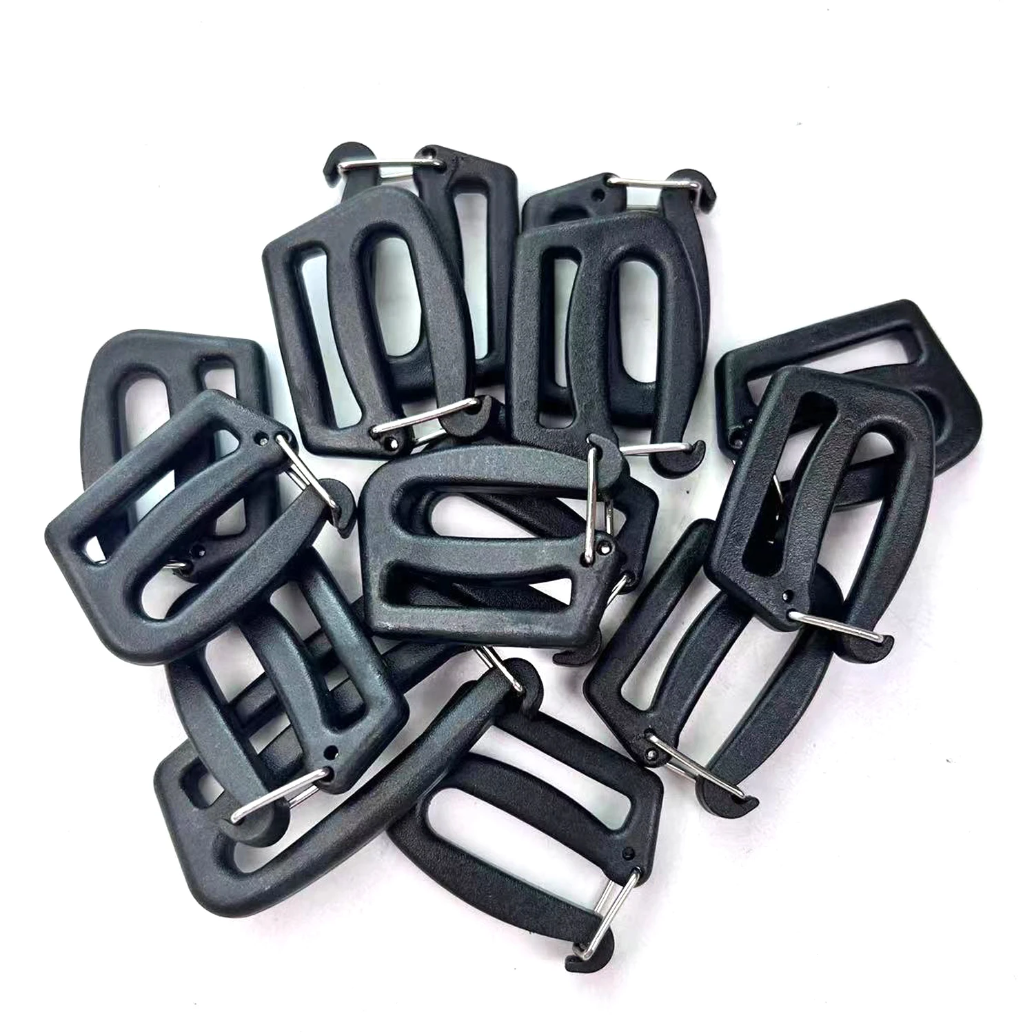 Backpack Webbing Buckles Universal Replacement Ladderlock Slider Metal Slider Clip Buckles