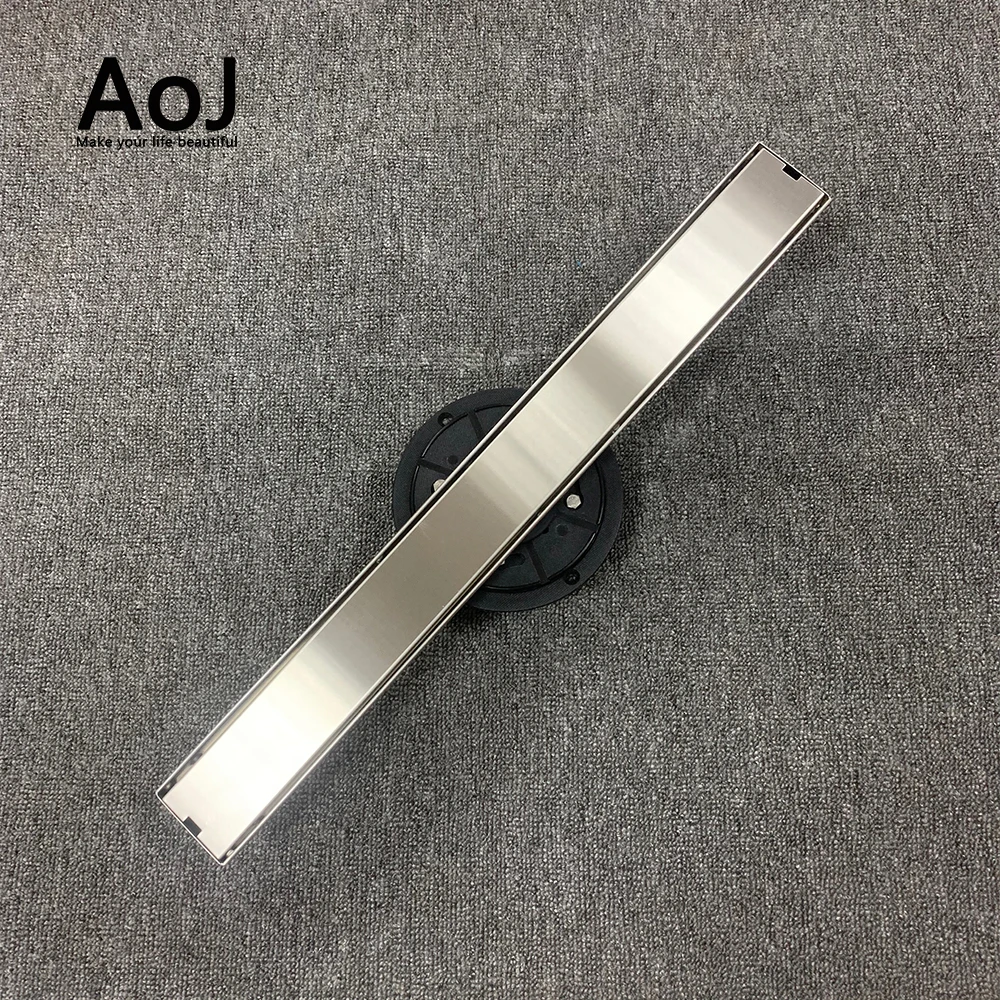 600mm north america standard quick drainage bathroom and balcony long shower floor drain
