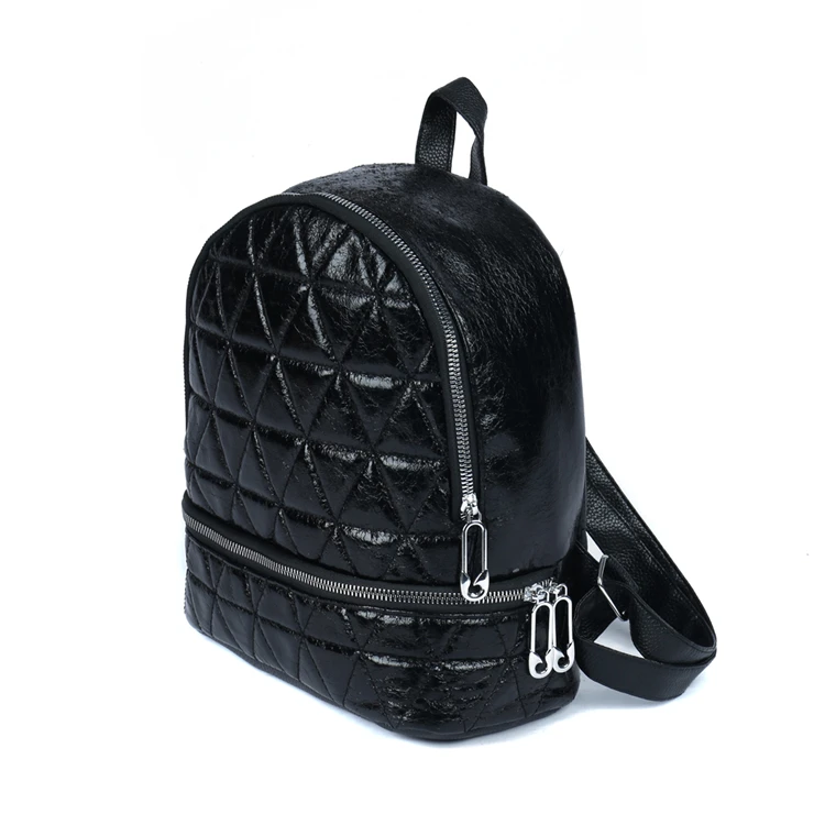 2019 Popular women Leather backpack Detachable shoulder Waterproof Smooth ladies elegant fancy backpack