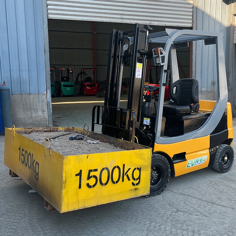 High Quality Hydraulic 1 Ton Electric Forklifts Household Battery Warehouse Forklift High Quality 4x2 Electric Forklift