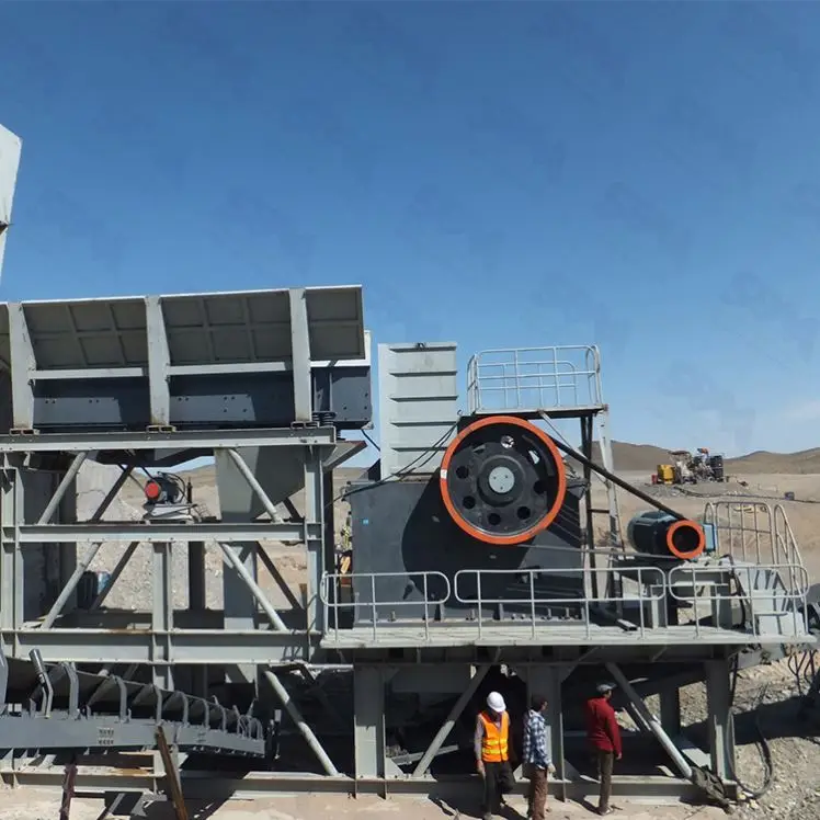 China Factory Manganese Ore 50T Stone T Jaw Crusher