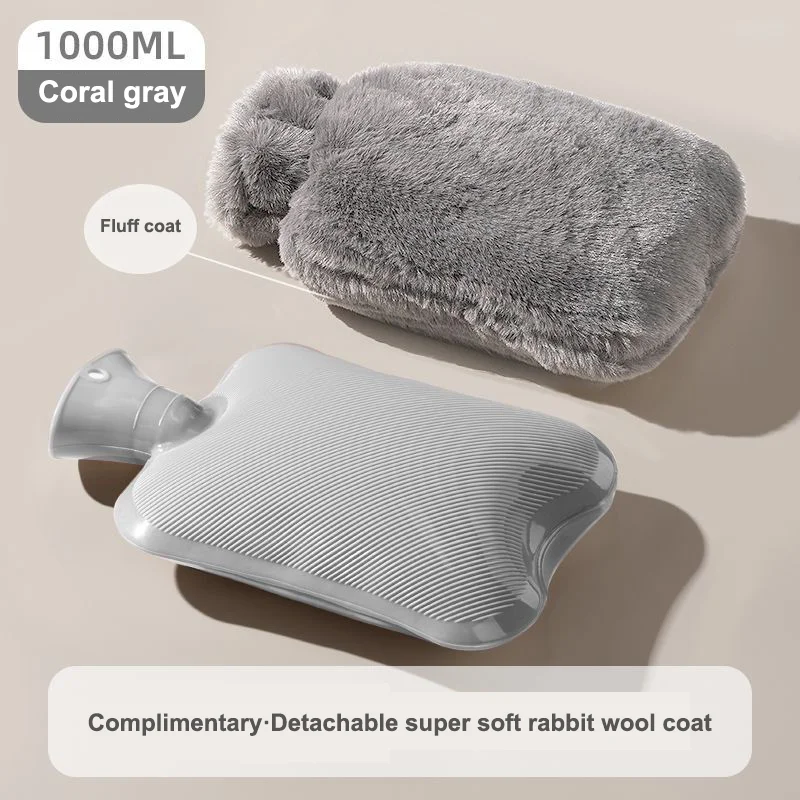 Winter warmer hand portable thickened 2000ml 1000ml PVC reusable warm handbags bottle cold/hot water bag