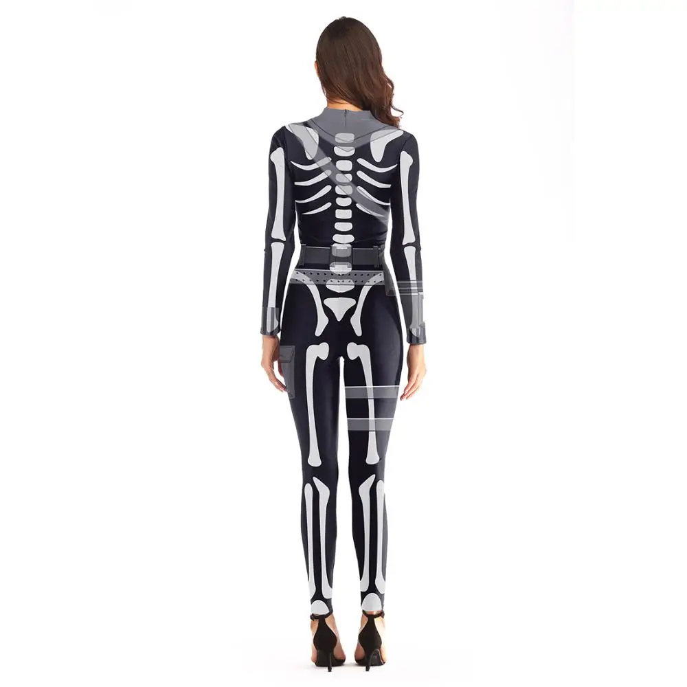 
Sexy Women Cosplay Jumpsuits Print Costumes Tight Bodysuit N37-14 