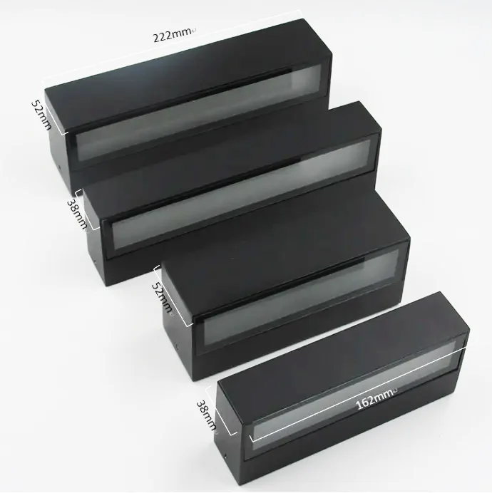 LED Wall Mounted Modern Lamp up and Down Decor Light Long and Narrow Waterproof